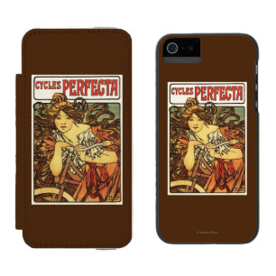 Perfekte Fahrräder mit Frau Werbeposter Incipio Watson™ iPhone 5 Geldbörsen Hülle