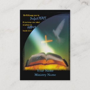 Perfekte Frieden-Geschäft/Ministerium-Karte Visitenkarte