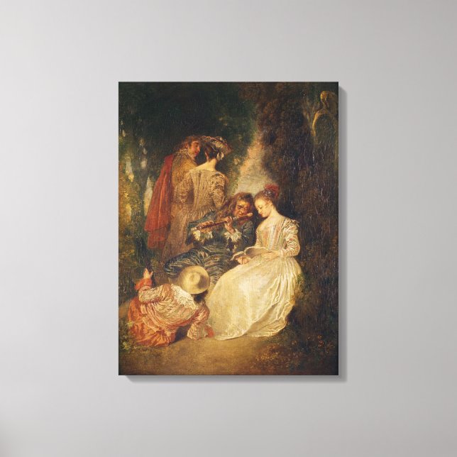 Perfekte Harmonie Leinwanddruck (Vorderseite)