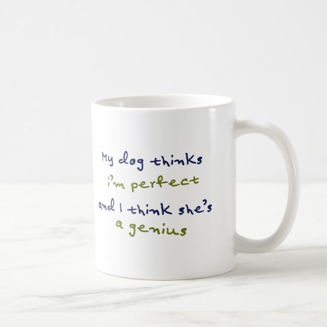 Perfekte Hunde-Tasse! Perfektes Geschenk! Kaffeetasse (Rechts)