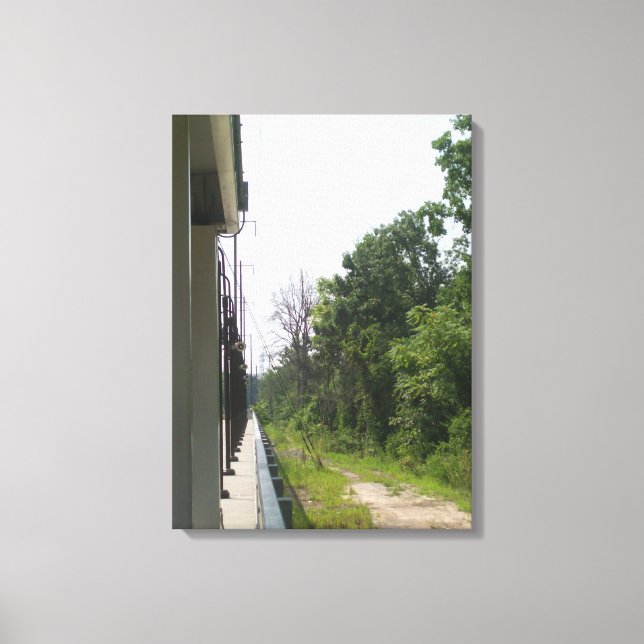 Perfekte industrielle und natürliche Symmetrie Leinwanddruck (Vorderseite)