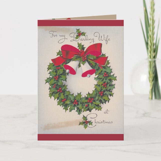 Perfekte Karte für Ihre schöne Ehefrau (Vorderseite)