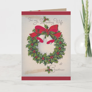 Perfekte Karte für Ihre schöne Ehefrau