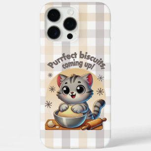 "Perfekte Kekse, kommen gleich" Knetende Katze iPhone 16 Pro Max Hülle