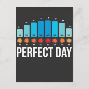 Perfekte Kitesurfing Beach Day Surfer Wassersport Postkarte