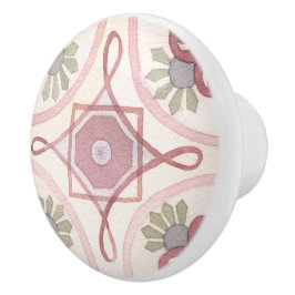 Perfekte Kombination Wasserfarben Niedliches Blume Keramikknauf