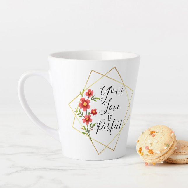 Perfekte-Liebe-Latte-Tasse Milchtasse (Beispiel)