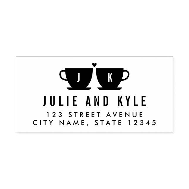 Perfekte Mischung Personalisierter Gummi-Briefmark Permastempel (Design)