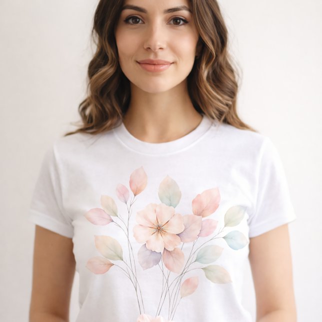 Perfekte Pastell-Blumen T-Shirt (Von Creator hochgeladen)