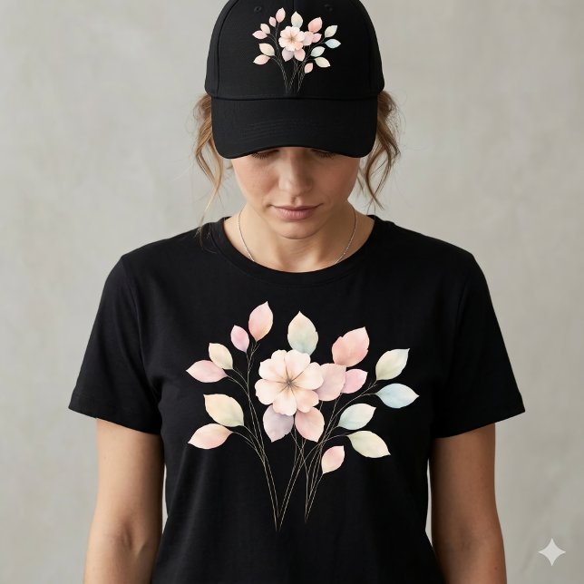 Perfekte Pastell-Blumen T-Shirt (Von Creator hochgeladen)