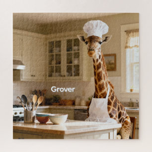 Perfekte personalisierte Giraffe Puzzle