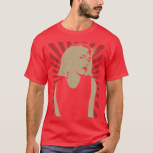 Perfekte Punkrock-Girl Retro 70er Jahre Vintage-Ba T-Shirt
