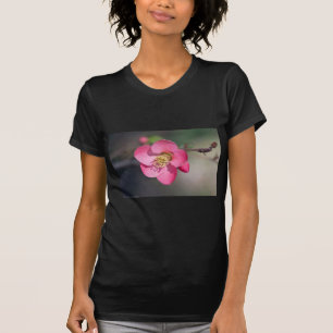 Perfekte rosa Blütenruhe T-Shirt