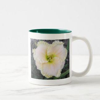 Perfekte SahneTaglilie Zweifarbige Tasse