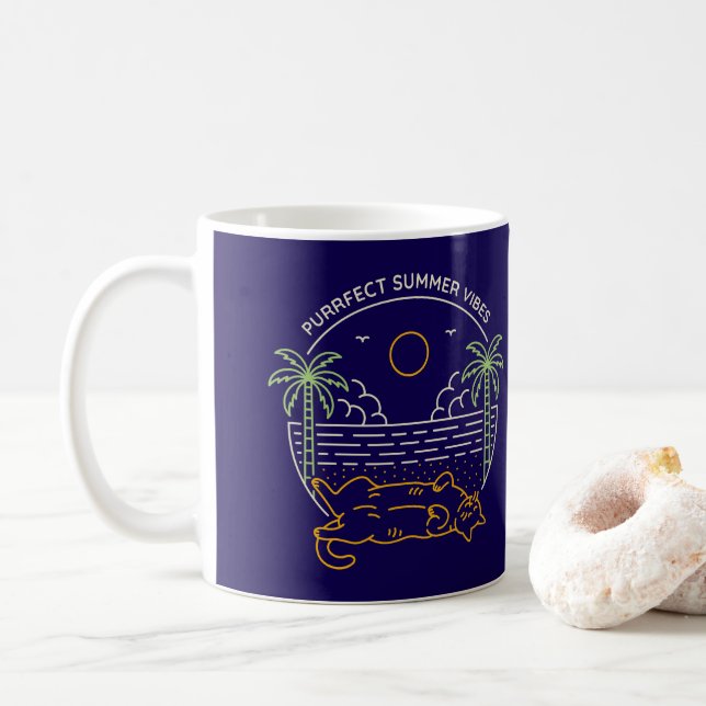Perfekte Sommer Stimmung Kaffeetasse (Mit Donut)