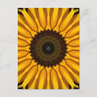 Perfekte Sonnenblume Postkarte