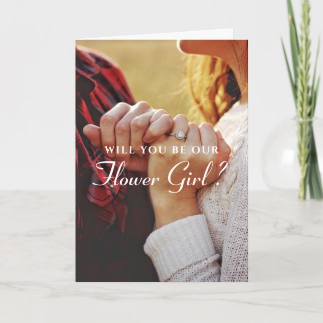 Perfekte Touch Hochzeit Elegantes Blumenmagazin Karte (Vorderseite)