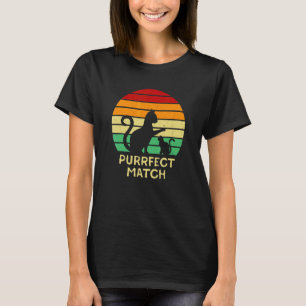 Perfekte Übereinstimmung Katzenmutter Paare Katzen T-Shirt