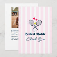 Perfekte Übereinstimmung Preppy Tennis Brautparty