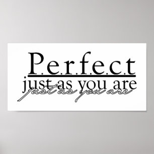 Perfekte Word Art Poster
