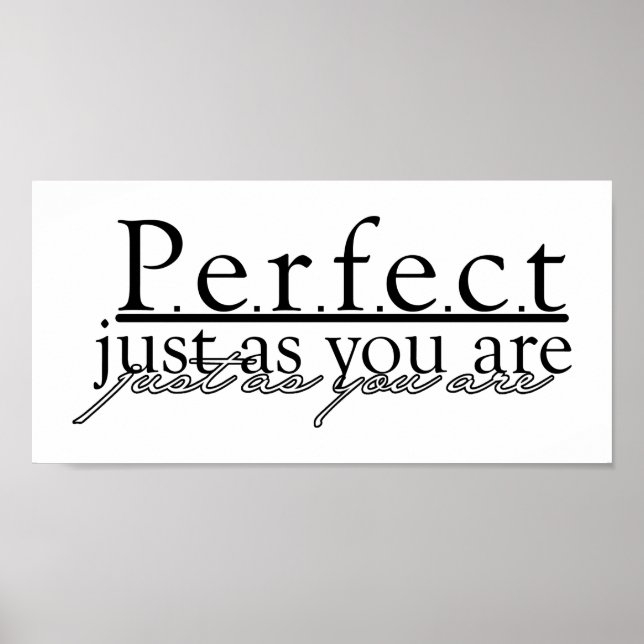 Perfekte Word Art Poster (Vorne)