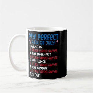 Perfekter 4. Juli Spiel Videospiele Patriot Gamer Kaffeetasse