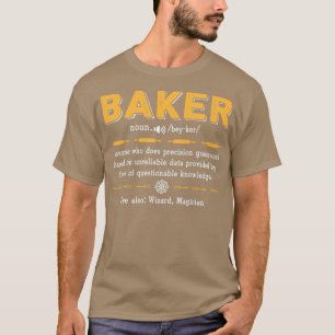 Perfekter Baker Definition Funny Baking Sprichwort T-Shirt