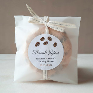 Perfekter Blend Wasserfarbe Kaffeebohnen Vielen Da Runder Aufkleber