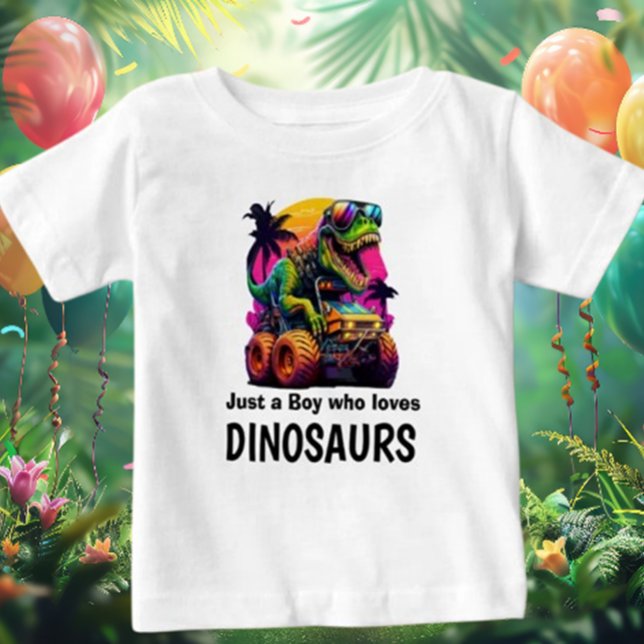 Perfekter Dino T - Shirt für Ihr Kleines (Celebrate with T-Rex! Dive into a vibrant dinosaur party filled with colorful decor and fun)