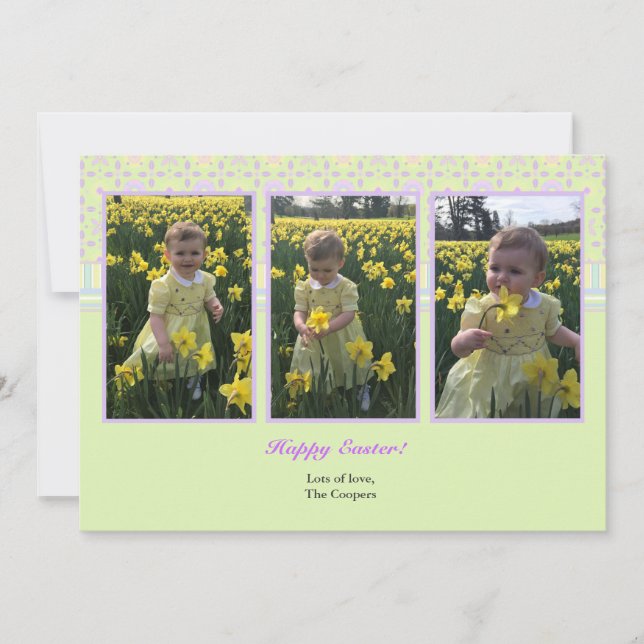 Perfekter Dreierkartentext Einladung (Vorderseite)