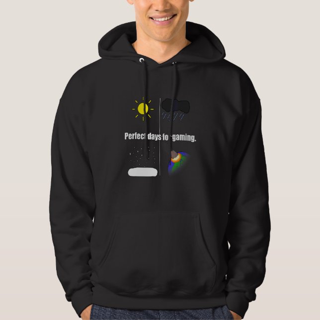 Perfekter Gaming-Tag Hoodie (Vorderseite)