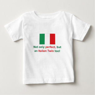Perfekter italienischer Zwilling Baby T-shirt