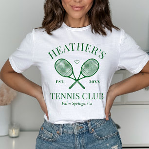 Perfekter Match Last Swing Tennis Club Junggeselli T-Shirt