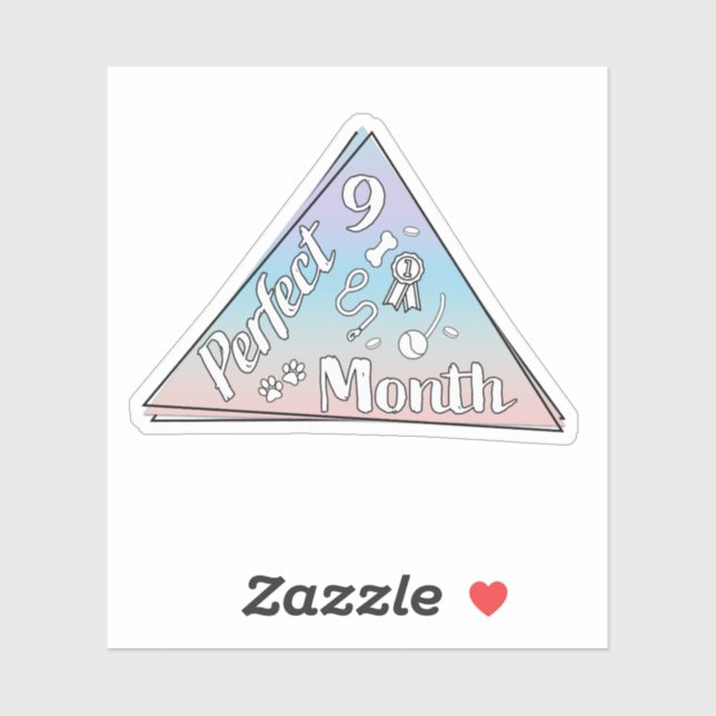 Perfekter Month Sticker - September (Blatt)