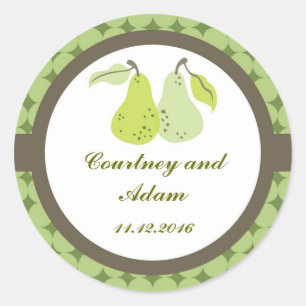 Perfekter Pair-Gefälligkeitsaufkleber Runder Aufkleber