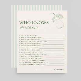 Perfekter Pear Pair, der das beste Spiel der Braut