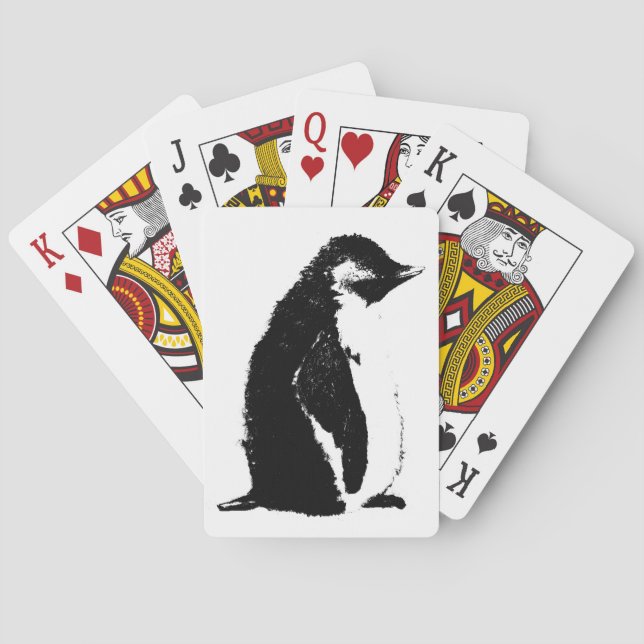 Perfekter Pinguin-Spielkarten Spielkarten (Rückseite)