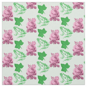 Perfekter rosa und grüner Stoff