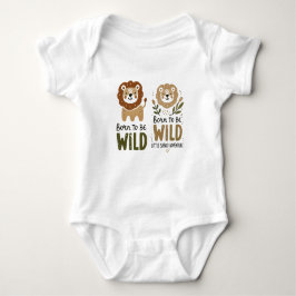 Perfekter Safari-Themed Bodysuit für Ihren kleinen Baby Strampler