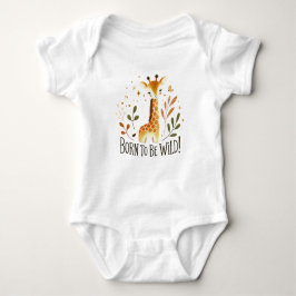 Perfekter Safari-Themed Bodysuit für Ihren kleinen Baby Strampler