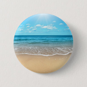 Perfekter Sandy-Strand Button