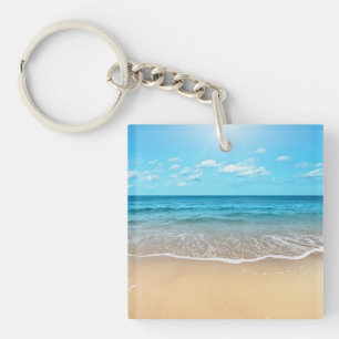 Perfekter Sandy-Strand Schlüsselanhänger