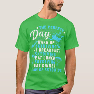 Perfekter Skydiving Parachute Skydiver T-Shirt
