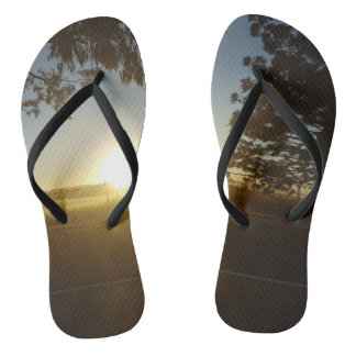 Perfekter Sonnenaufgang Flip Flops