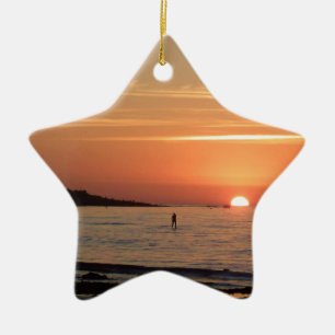 Perfekter Sonnenuntergang Keramikornament