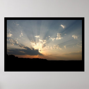 Perfekter Sonnenuntergang Poster