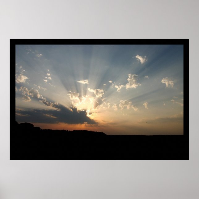 Perfekter Sonnenuntergang Poster (Vorne)