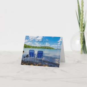 Perfekter Tag am See Dankeschön Card Dankeskarte