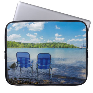 Perfekter Tag am See Laptopschutzhülle
