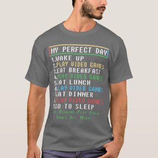 Perfekter Tag Gamer-Geschenke für Jungen Videospie T-Shirt